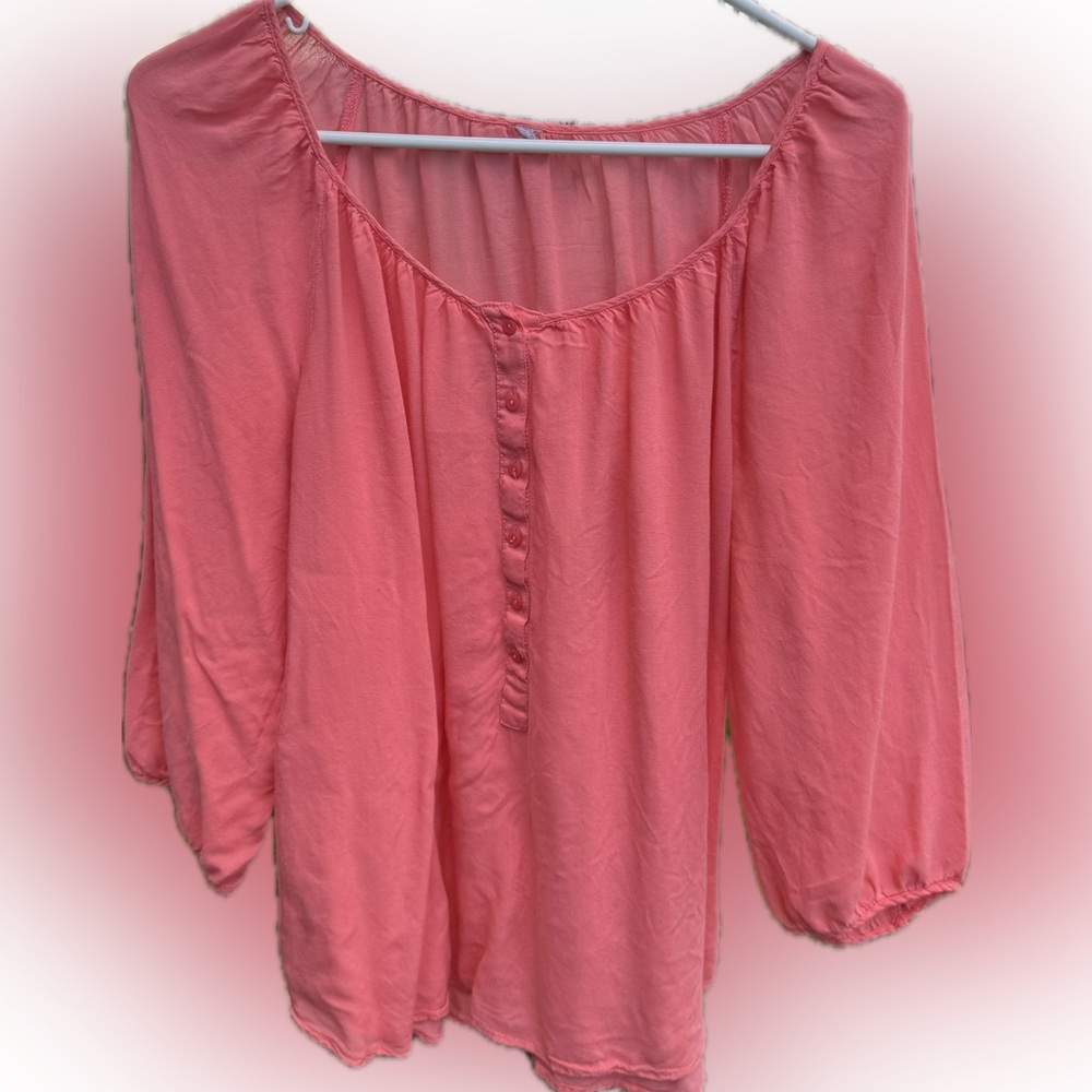 Sherbet Sheer Blouse